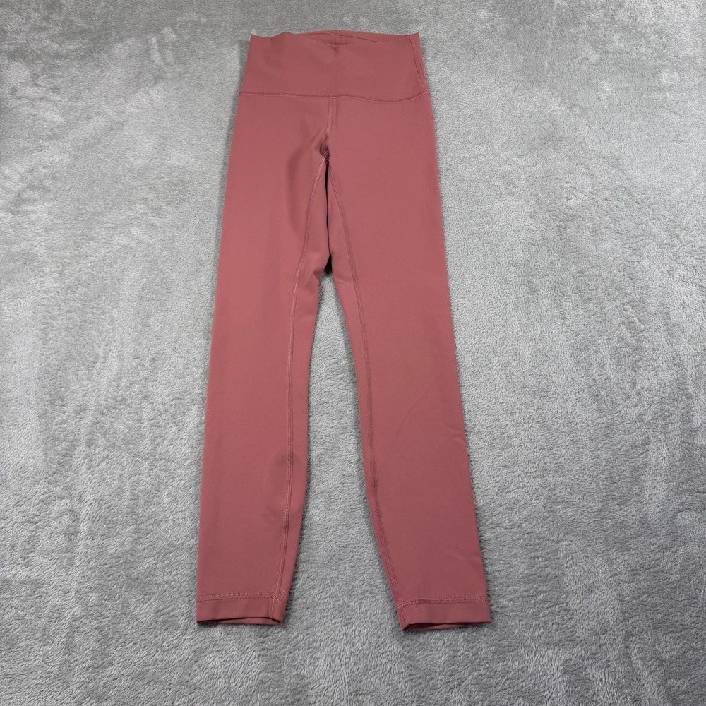 Lululemon Wunder Train High-Rise Tight 25" Women 4 Brier Rose Pink Leggings